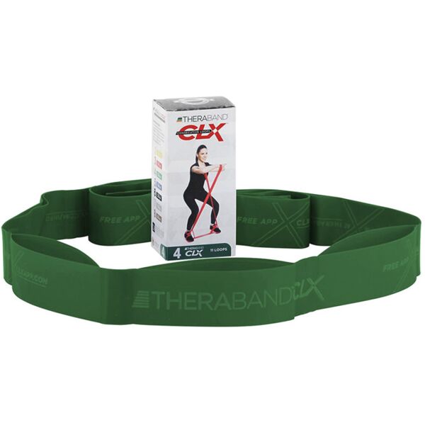 thera band clx 11 loop - elastici fitness green (strong)