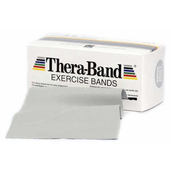 thera band theraband 5,5 m - elastici fitness grey
