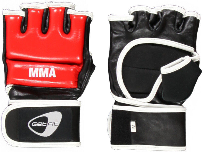 Get Fit Cowhide Fit Box - guanti da boxe - Red/Black