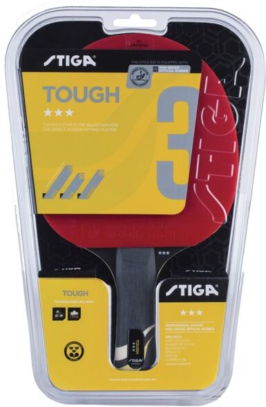 stiga tough acs - racchetta da ping pong red