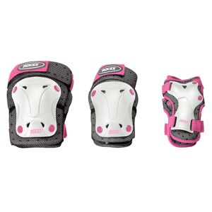 Roces Jr Ventilat 3-pack - kit protezioni - bambini White/Pink M