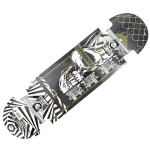 Roces Skull City - Skateboard Green/White