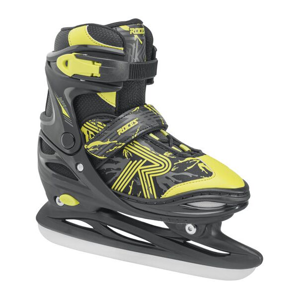 roces jokey ice 3.0 - pattini da ghiaccio - bambino black/yellow 26/29