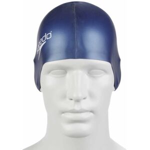 Speedo Plain Flat Silicone - cuffia - unisex Blue