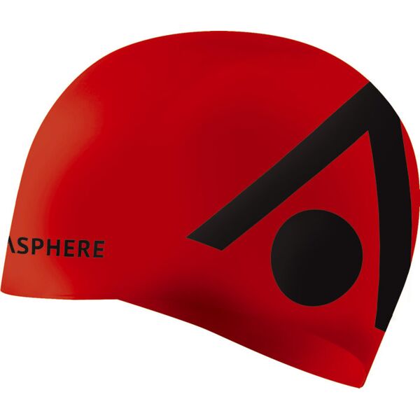 aqua sphere tri cap - cuffia da nuoto red one size