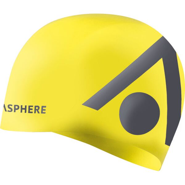 aqua sphere tri cap - cuffia da nuoto yellow one size