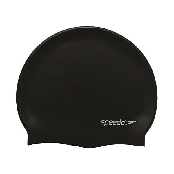 speedo plain moulded silicone - cuffia black