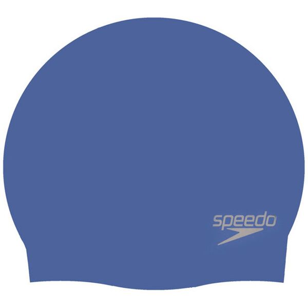 speedo sr silicon plain moulded - cuffia in silicone light blue