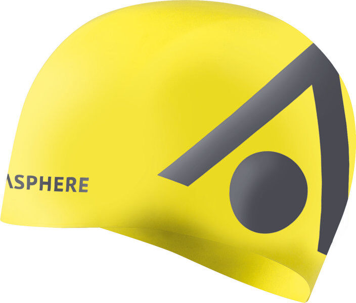 aqua sphere tri cap - cuffia da nuoto yellow one size