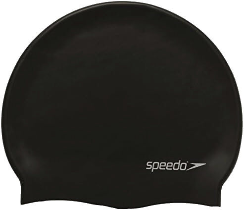 Speedo Plain Moulded Silicone - cuffia Black