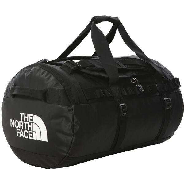 the north face duffel base camp m - borsone da viaggio black/white