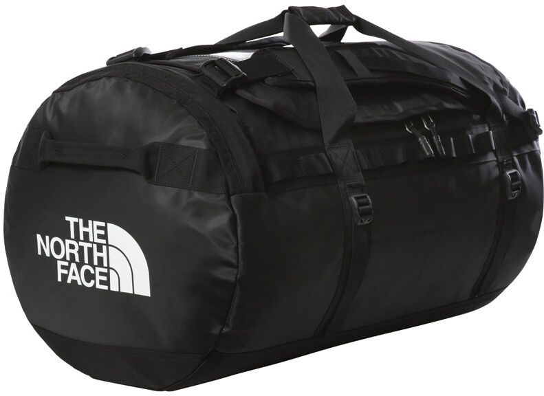 the north face duffel base camp l - borsone da viaggio black/white