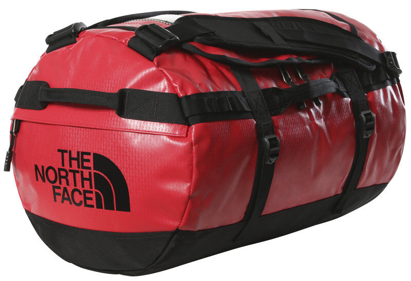 the north face duffel base camp s - borsone da viaggio red/black