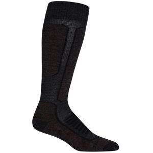 Icebreaker Merino Ski+Medium - calze da sci - donna Black/Brown L