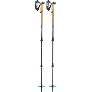 Leki Bernina Lite 3 W - bastoncini scialpinismo - donna Black/Blue 135 cm