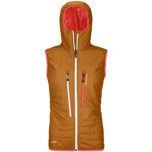 Ortovox Swisswool Piz Boè - gilet sci alpinismo - donna Orange/Pink M