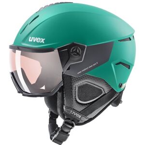 Uvex Instinct visor pro V - casco sci Green 59-61 cm