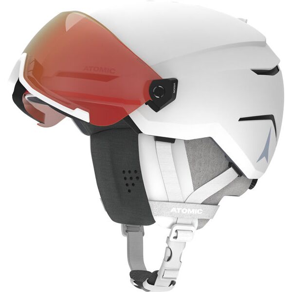 atomic savor visor photo - casco sci alpino white s (51-55 cm)