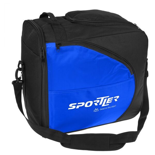 sportler davos 2 - sacca porta scarponi sci black/blue