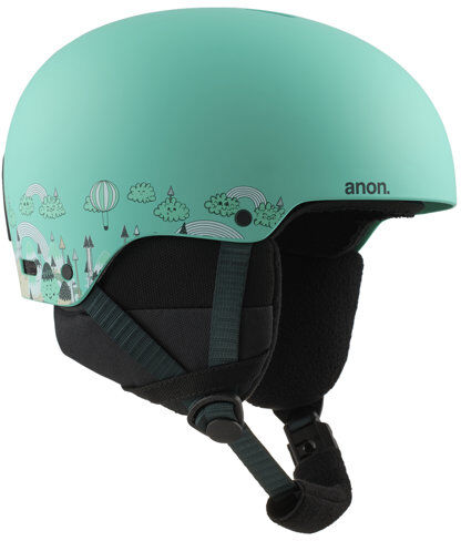 anon rime 3 - casco sci e snowboard - bambino green l/xl