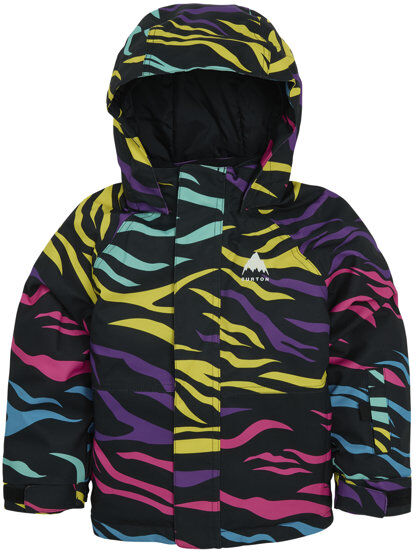 burton classic - giacca snowboard - bambino black/multicolor 3a