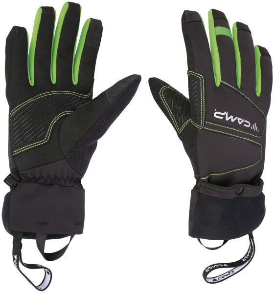 c.a.m.p. g comp warm - guanti scialpinismo black/green s