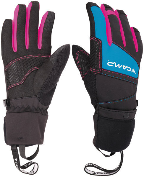 c.a.m.p. g comp warm lady - guanti scialpinismo - donna black/pink/light blue l