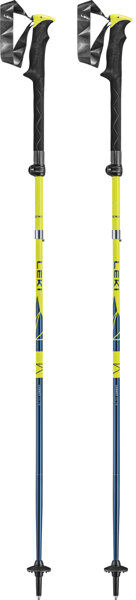 leki legacy fx ta - bastoncini pieghevoli black/yellow 130