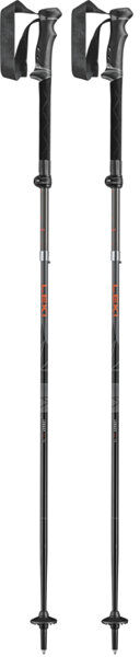 leki legacy fx ta - bastoncini pieghevoli black/yellow 130