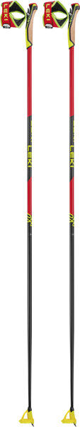 leki prc 750 - bastoncini sci da fondo black/red 145 cm