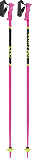 leki racing kids - bastoncini sci - bambino pink/yellow 100 cm