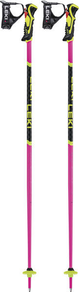 leki wcr lite sl 3d - bastoncini da sci - bambino pink/black 110 cm