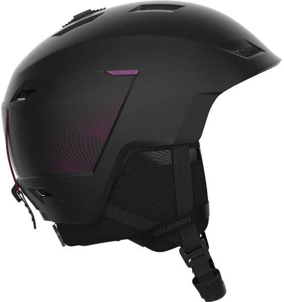 salomon icon lt pro - casco da sci - donna black 53-56 cm