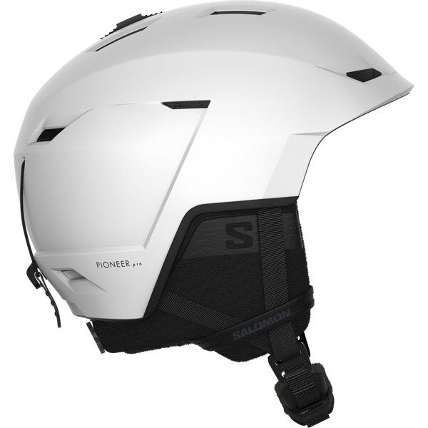 salomon pioneer lt pro - casco da sci white 59-62 cm