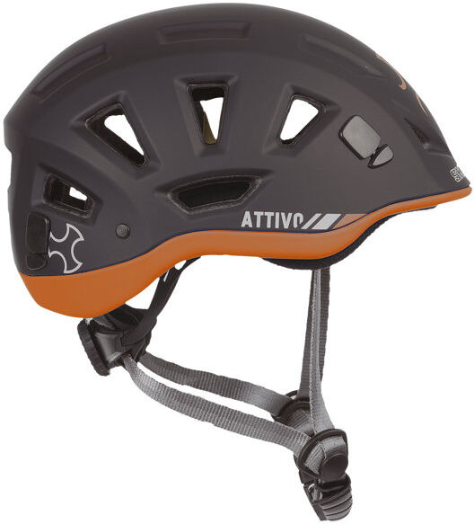 ski trab attivo - casco scialpinismo black/orange s/m