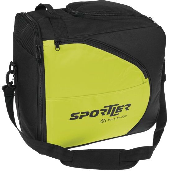 sportler davos 2 - sacca porta scarponi sci black/yellow