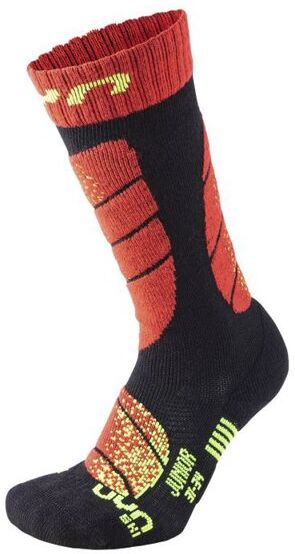 uyn ski - calze da sci - bambino red/black 31/34