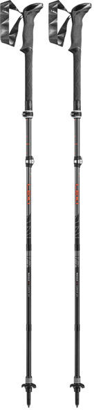 Leki Makalu FX Carbon AS - bastoncino pieghevole Grey/Black 130