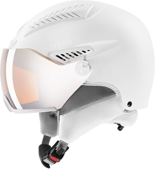 Uvex Hlmt 600 Visor - casco sci alpino White 57-59 cm