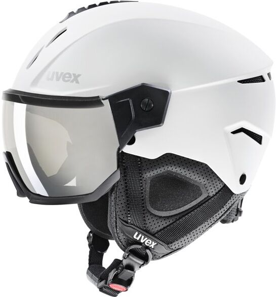 Uvex Instinct Visor - casco sci alpino White/Black 59-61 cm