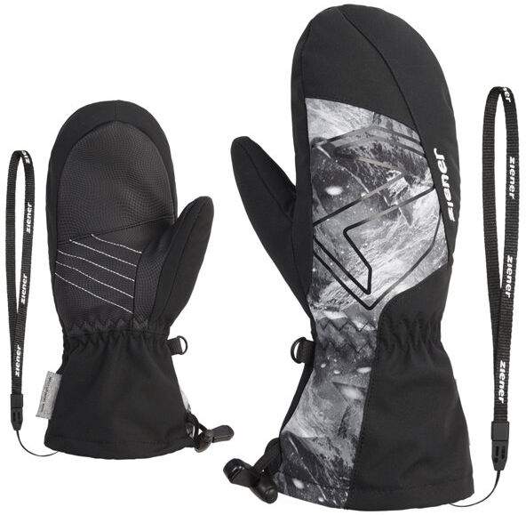 Ziener Lavalino ASR AW - guanti da sci - bambino Black/Grey 3,5