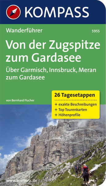 Kompass Carta N.5955: Von der Zugspitze zum Gardasee