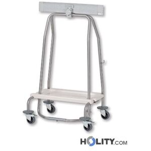 Carrello Portasacco Multiuso Per Biancheria Sporca H41022