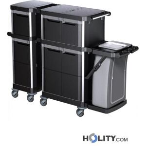 Carrello Multiuso Con Due Moduli E Portasacco H489_59