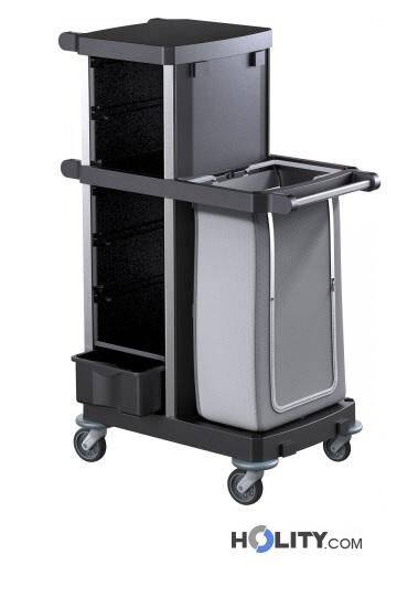 Carrello Portabiancheria Per Hotel Con Portasacco H489_58