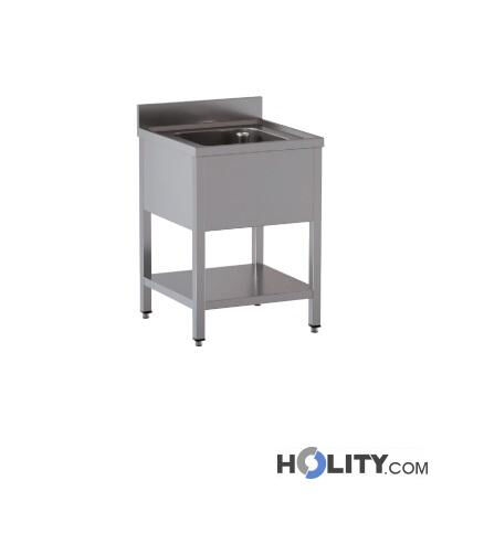 Lavatoio Inox 1 Vasca Lunghezza 70 Cm H357_43