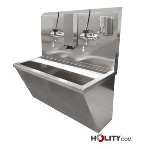 Lavabo Chirurgico A Due Canali H601_17