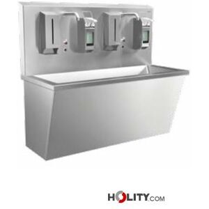 Lavabo Chirurgico Inox 2 Posti 130 Cm H624_16