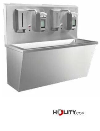 Lavabo Chirurgico Inox 2 Posti 130 Cm H624_16