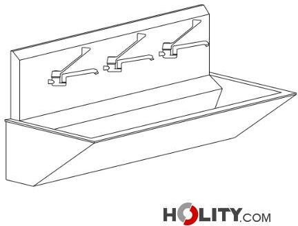 Lavabo Chirurgico Con Rubinetti A Leva H727_11